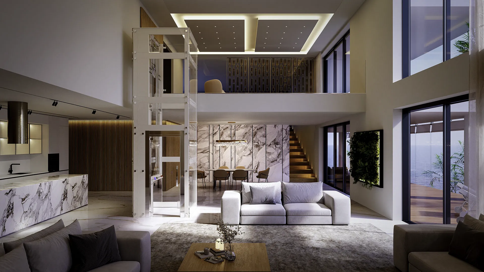 ascensori a vetro: un esempio di installazione ARE